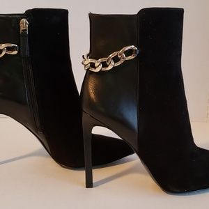 Black New Nine West Tyronah Bootie Sz 7 1/2